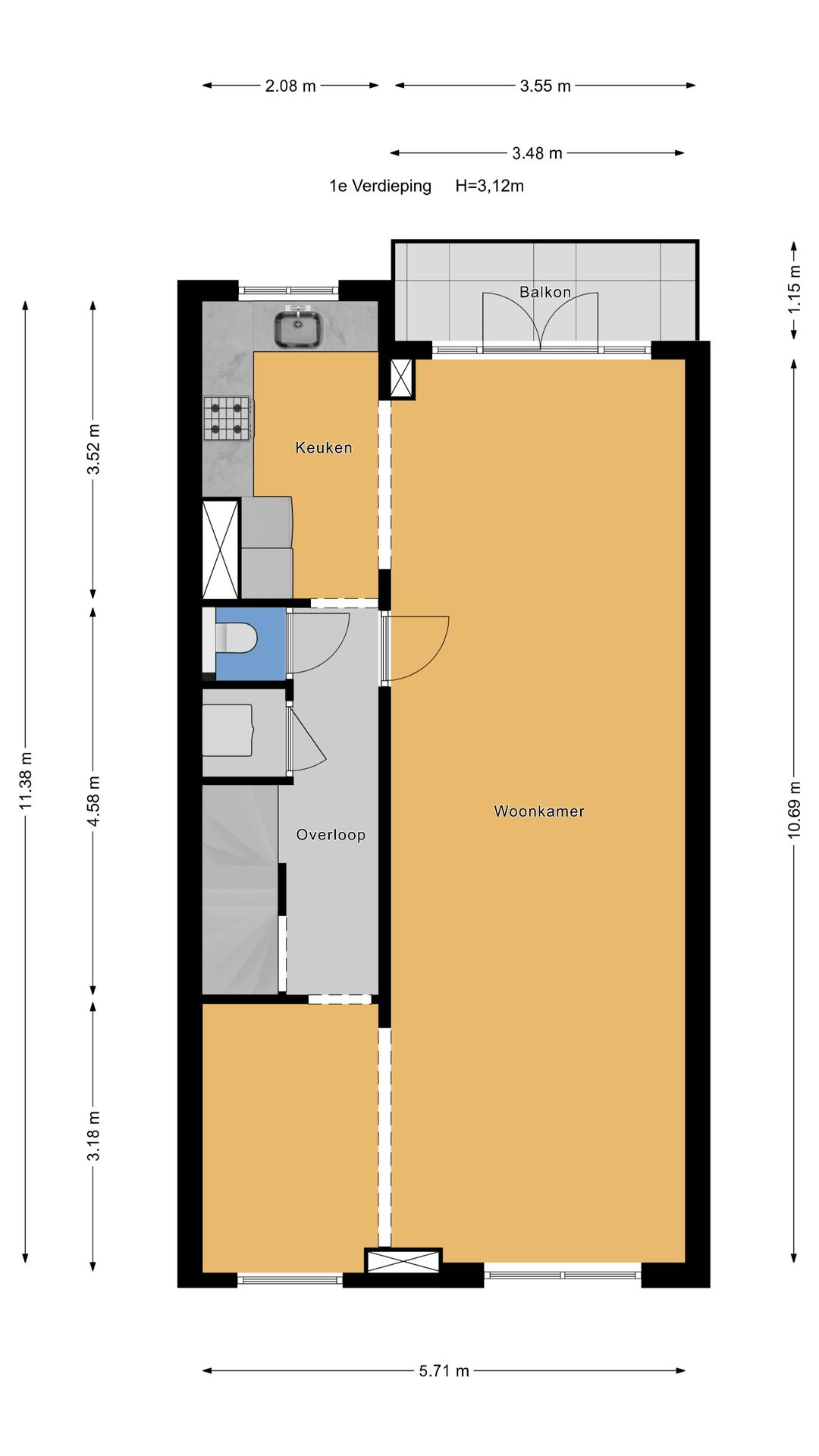 Foto 37 van Bleijenburgstraat 23