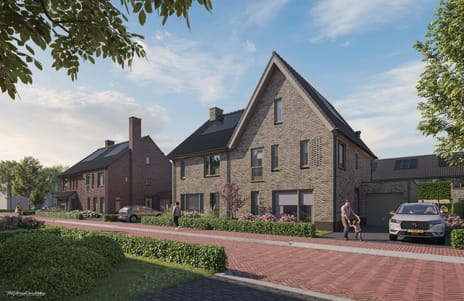 Foto van Driezicht 2-onder-1-kapwoning