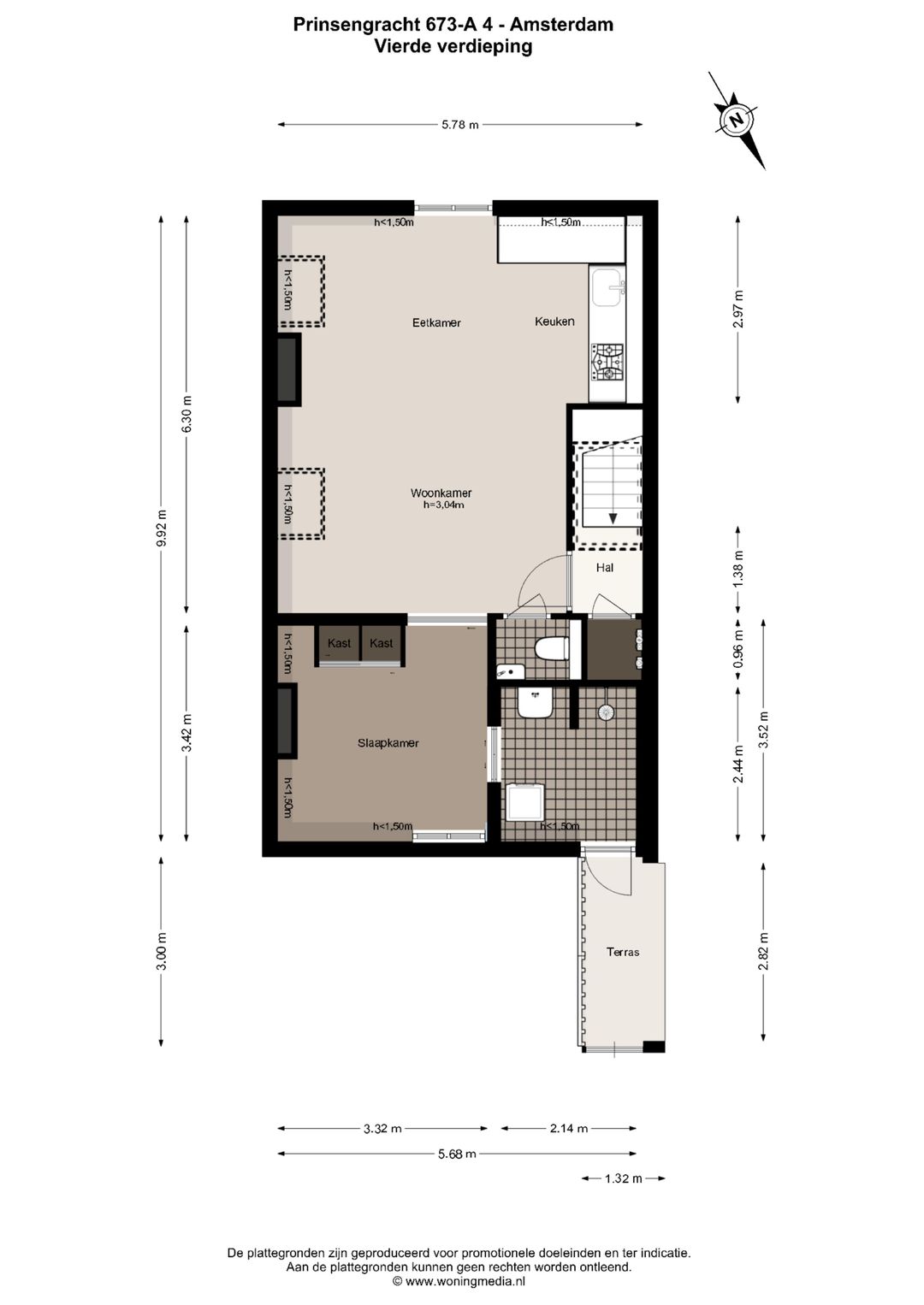 Foto 22 van Prinsengracht 673-A4