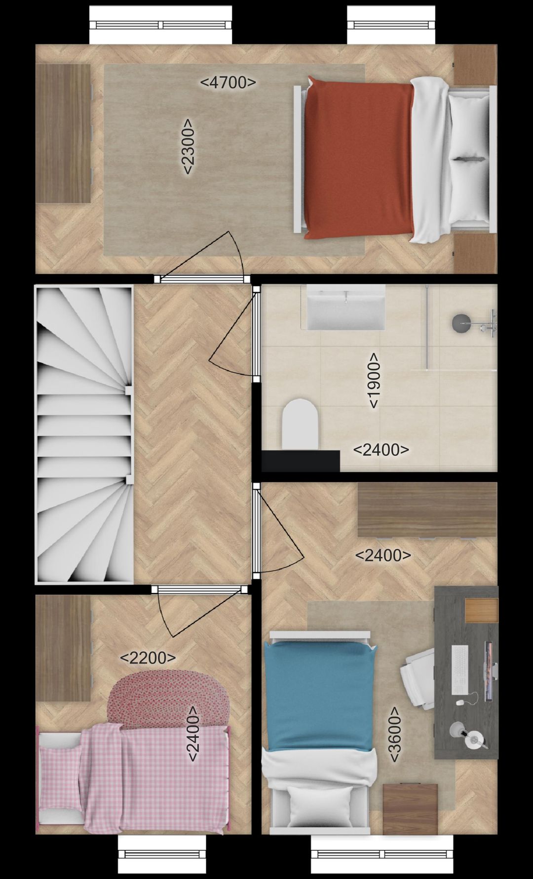 Foto 8 van Fase A Tussenwoningen (Bouwnr. W3-2)