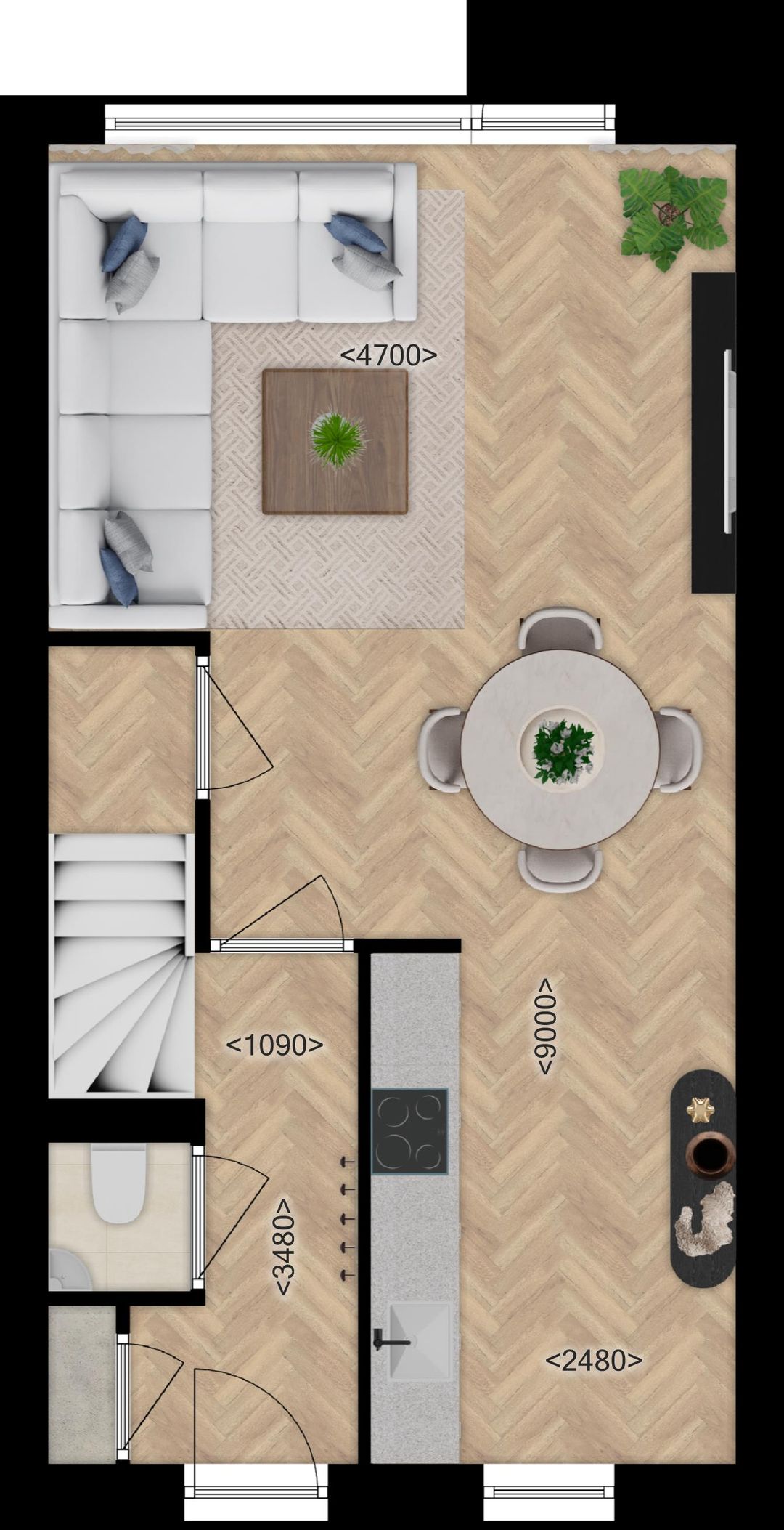 Foto 2 van Fase A Tussenwoningen (Bouwnr. W3-5)
