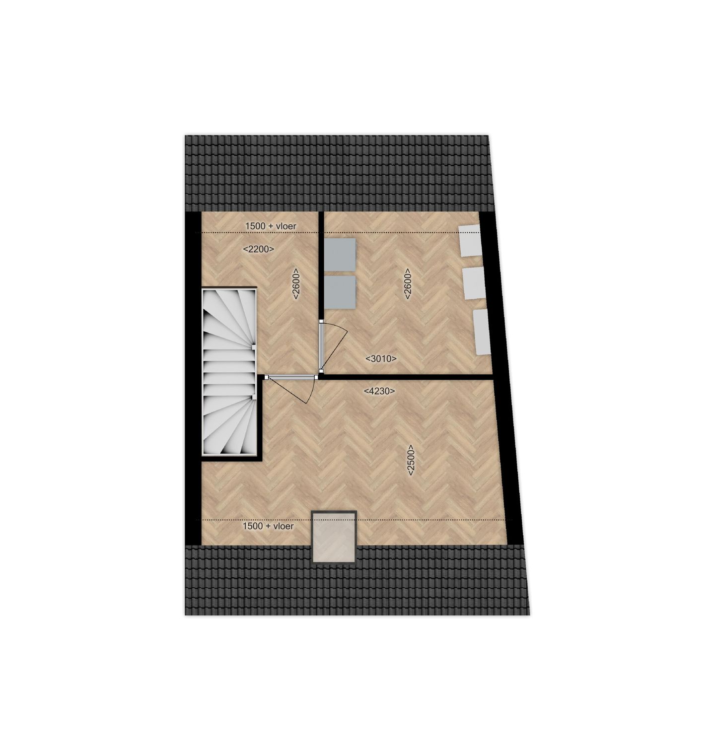 Foto 5 van Fase A Tussenwoningen (Bouwnr. W3-4)