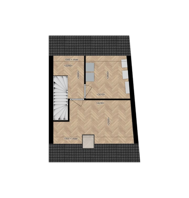Foto 5 van Fase A Tussenwoningen (Bouwnr. W3-4)
