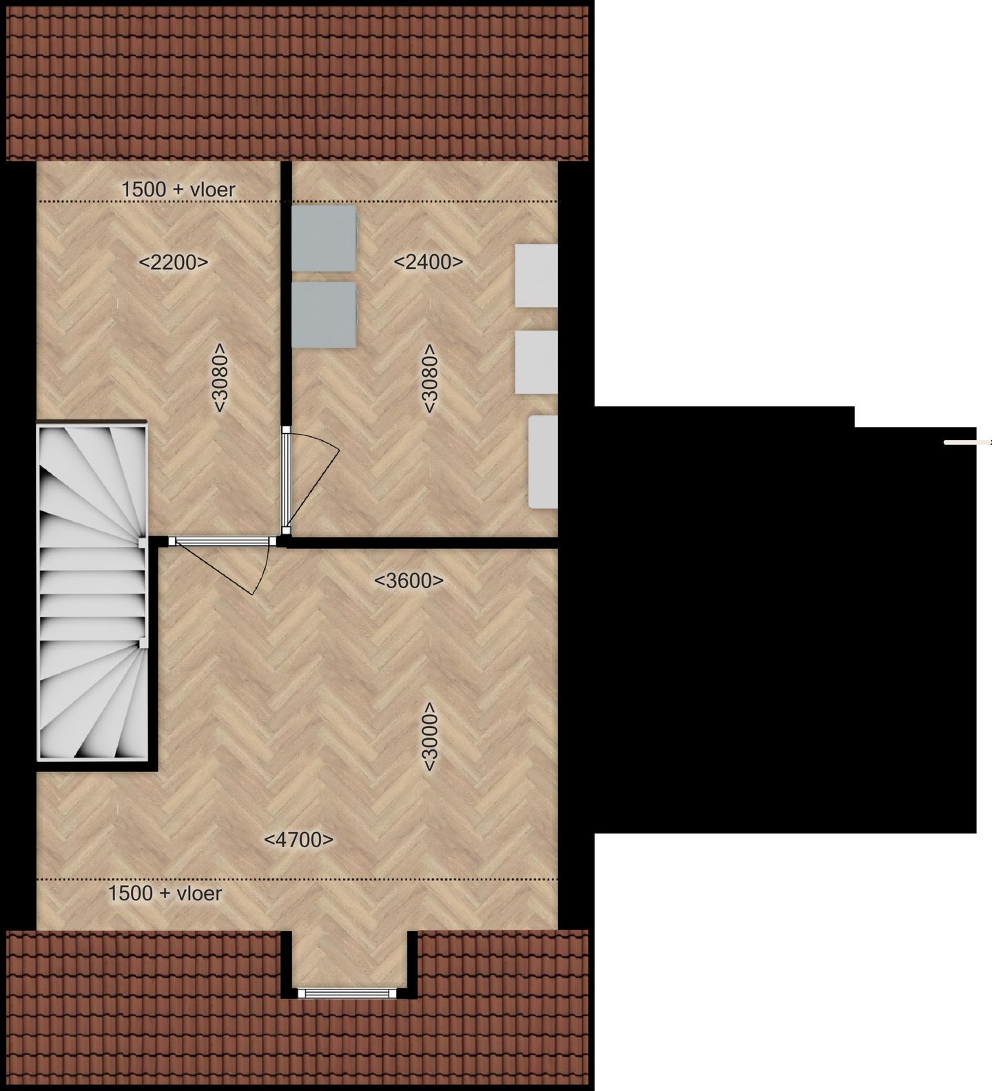 Foto 5 van Fase A Tussenwoningen (Bouwnr. W3-5)
