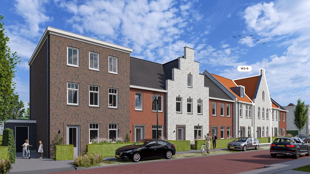Foto 1 van Fase A Tussenwoningen (Bouwnr. W3-6)