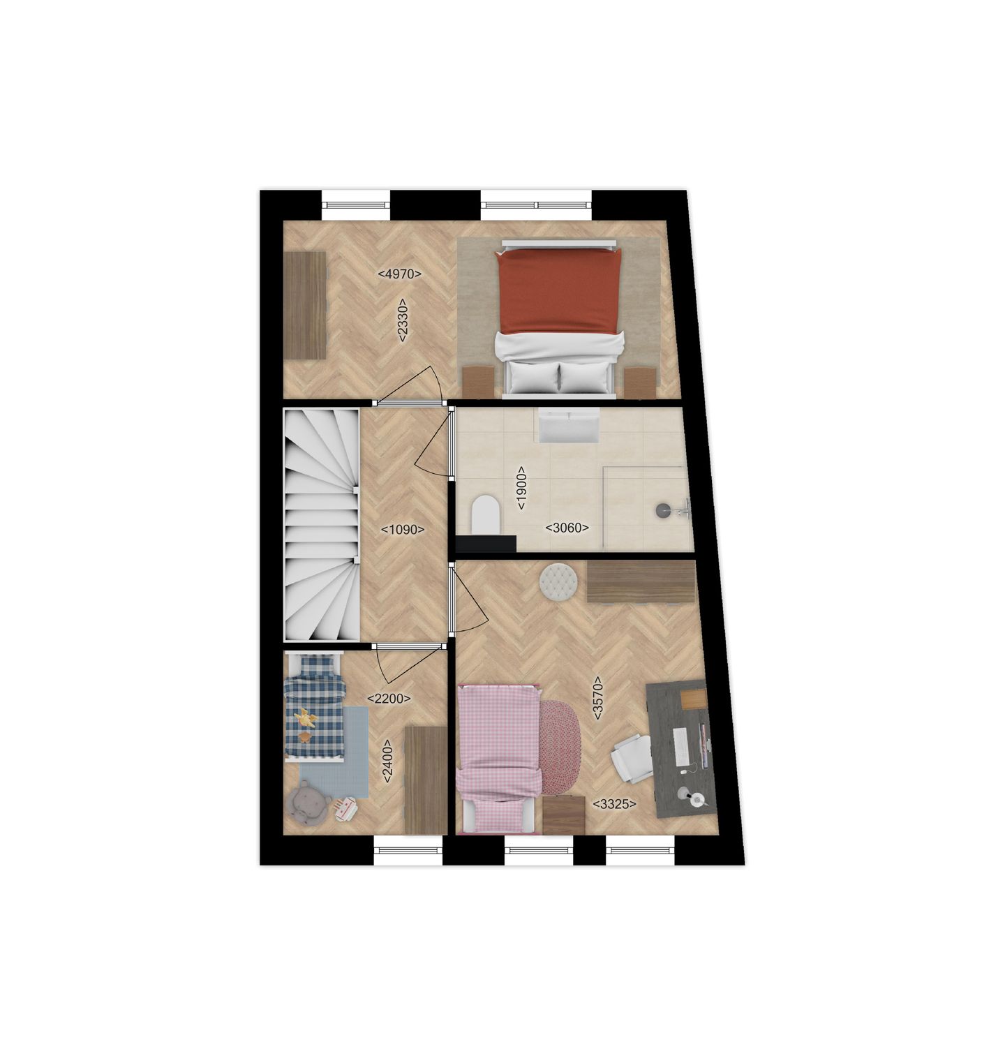 Foto 4 van Fase A Tussenwoningen (Bouwnr. W3-4)