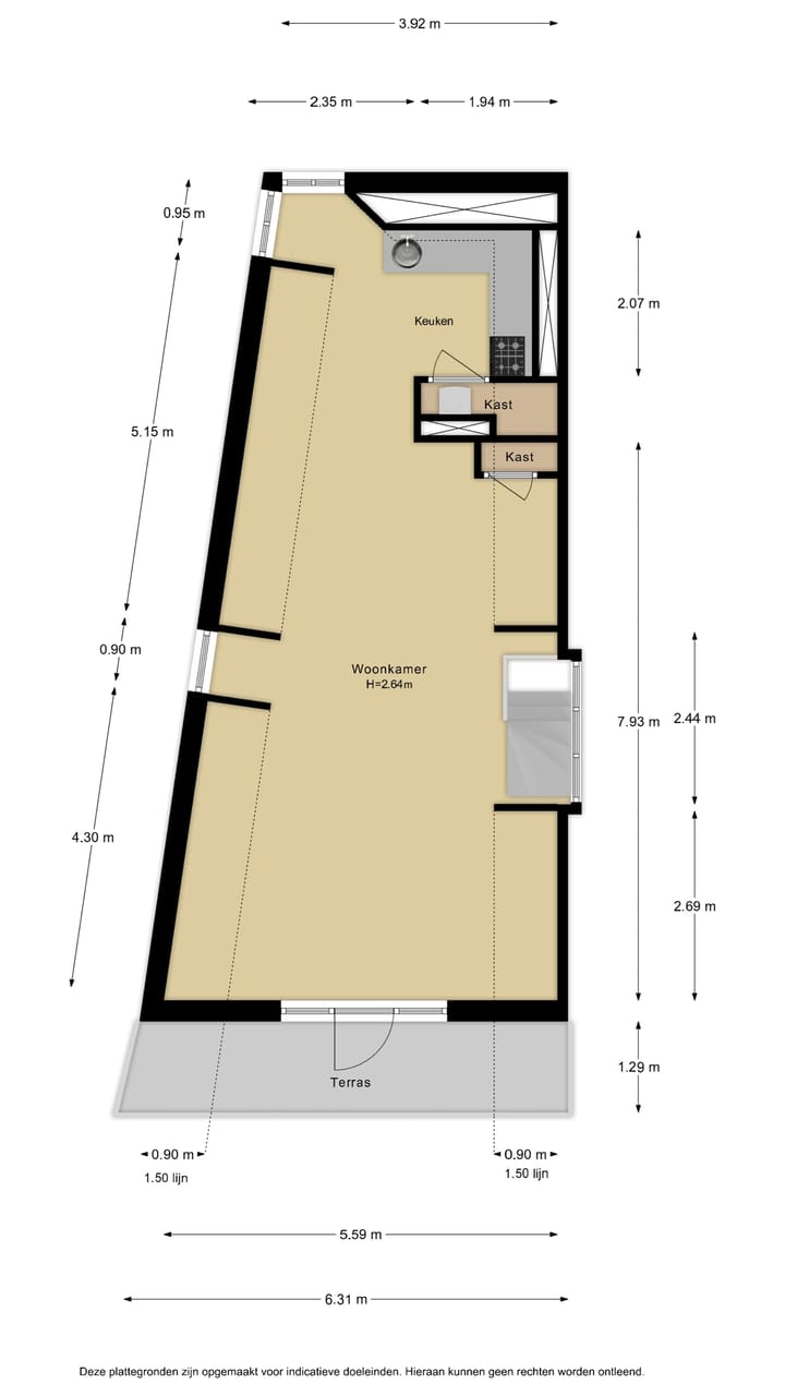 Foto 17 van C.P.Tielestraat 15-C