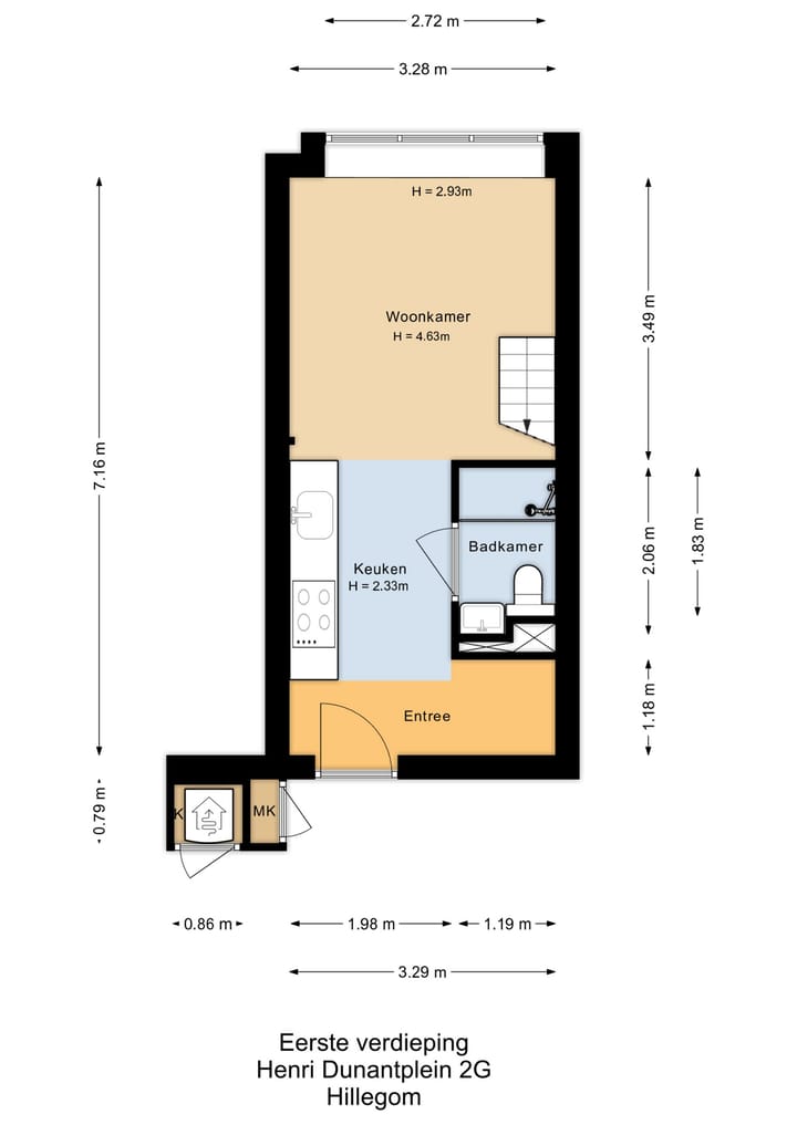 Foto 28 van Henri Dunantplein 2-G