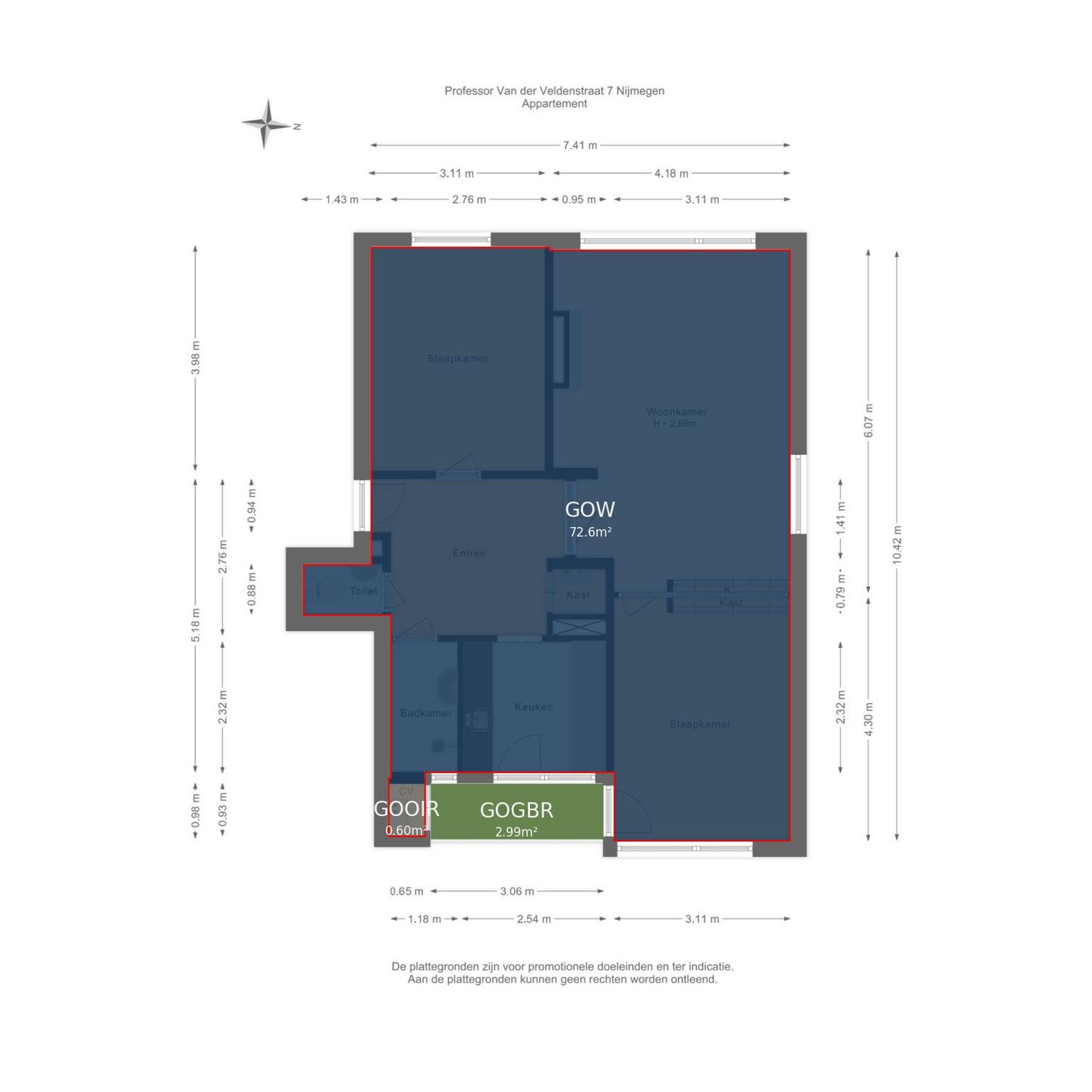 Foto 35 van Professor van der Veldenstraat 7
