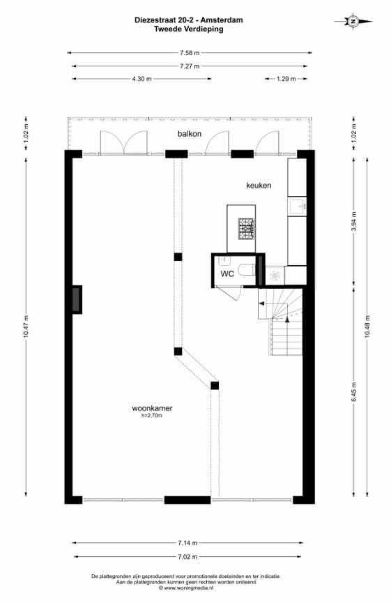 Foto 60 van Diezestraat 20-2