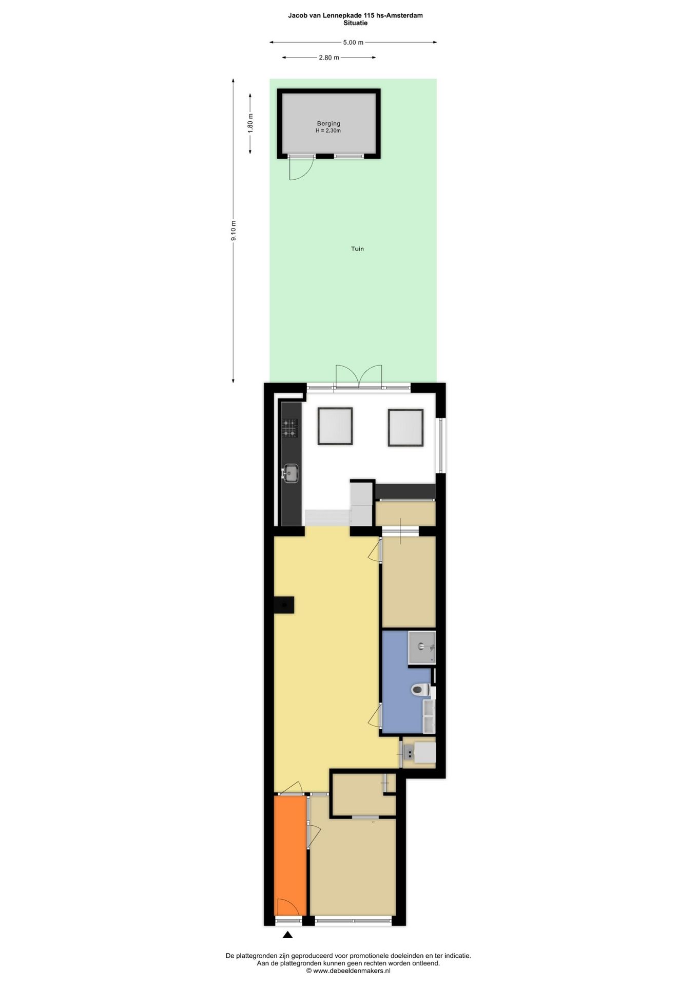 Foto 45 van Jacob van Lennepkade 115-H