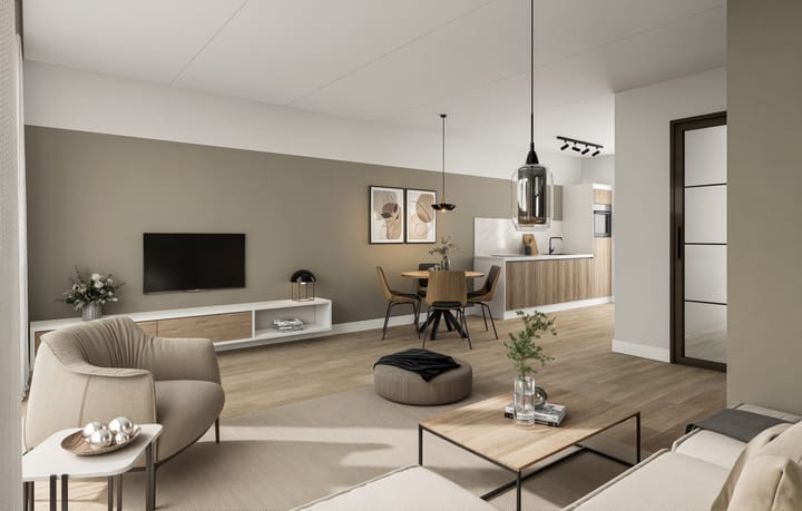 Foto 4 van Het Lange Voorhout - Tussenwoning (Bouwnr. 9)