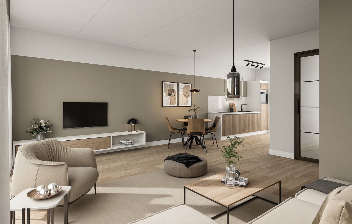 Foto 4 van Het Lange Voorhout - Tussenwoning (Bouwnr. 3)