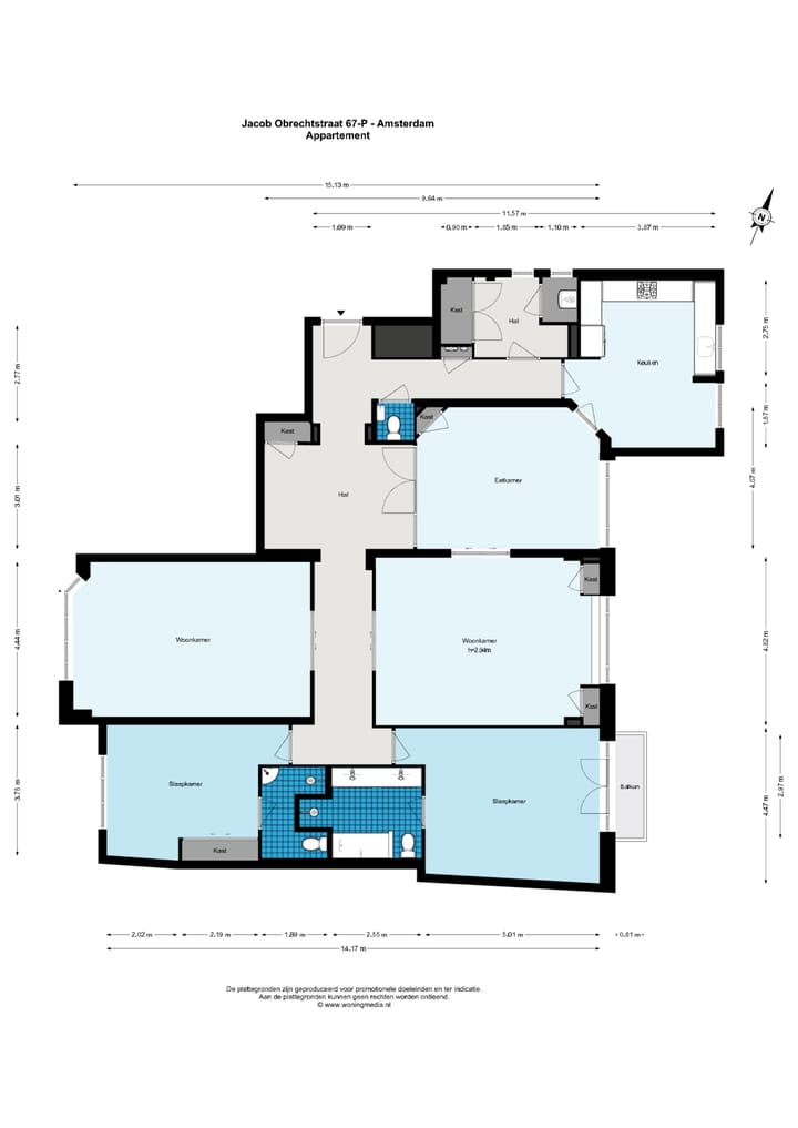 Foto 34 van Jacob Obrechtstraat 67-P