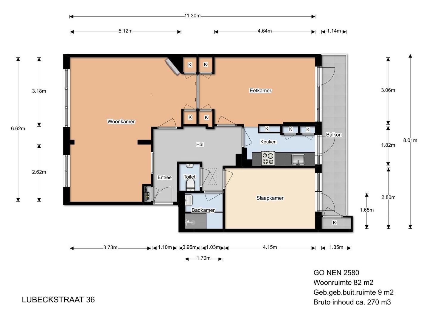 Foto 50 van Lübeckstraat 36