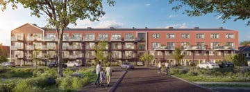 Foto van Beneden- en bovenwoningen (BEBO's) Maisonnette