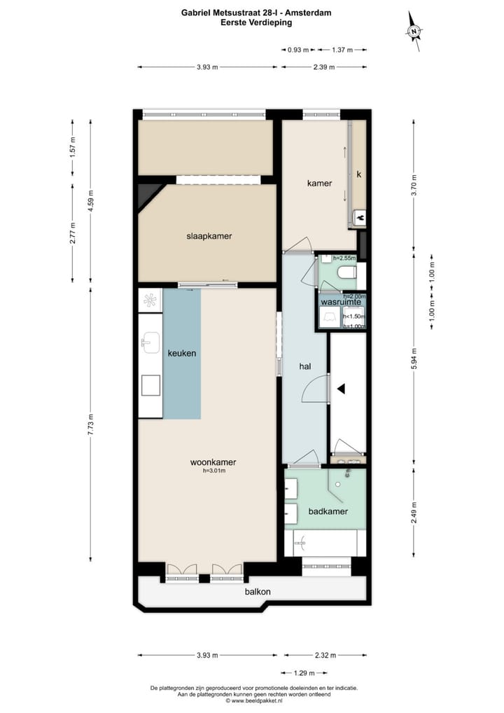 Foto 43 van Gabriël Metsustraat 28-1