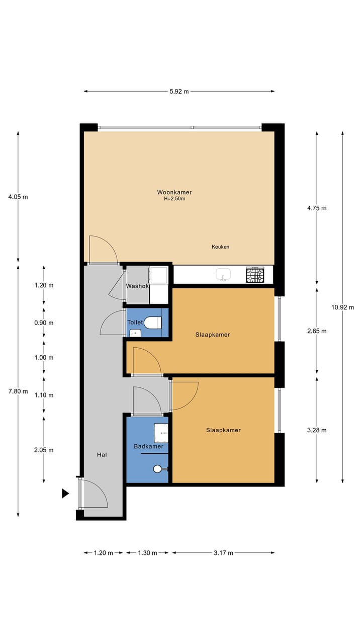 Foto 8 van Trompstraat 2-C