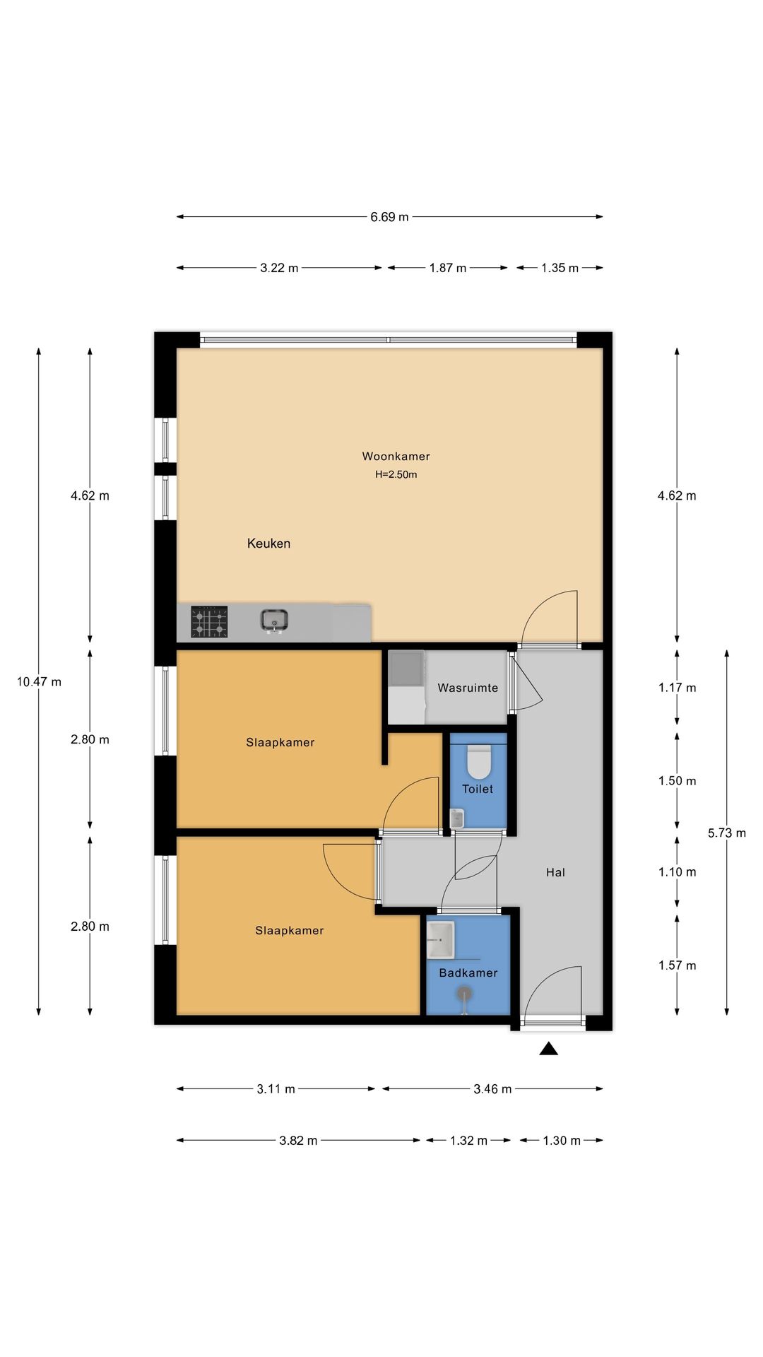 Foto 8 van Trompstraat 2-B