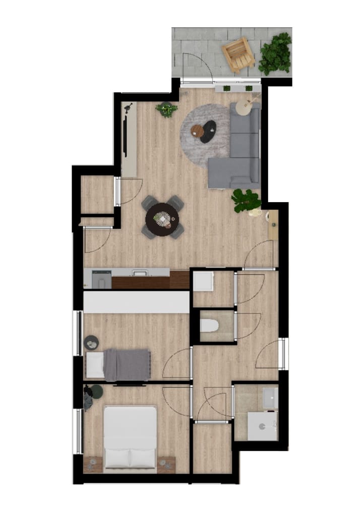 Foto 8 van Trompstraat 2-D