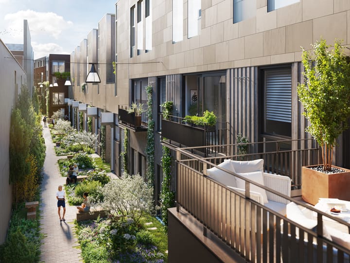 Foto van De Pieter - type Paulus Portiekwoning