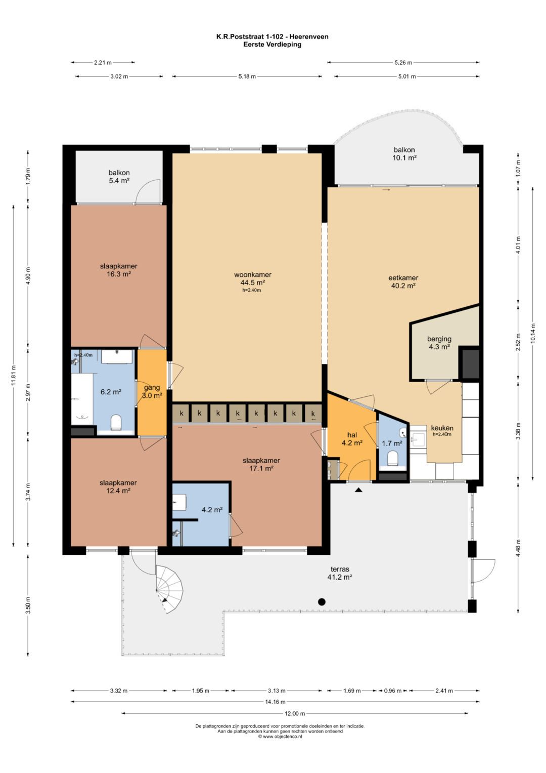 Foto 77 van K R Poststraat 2-102