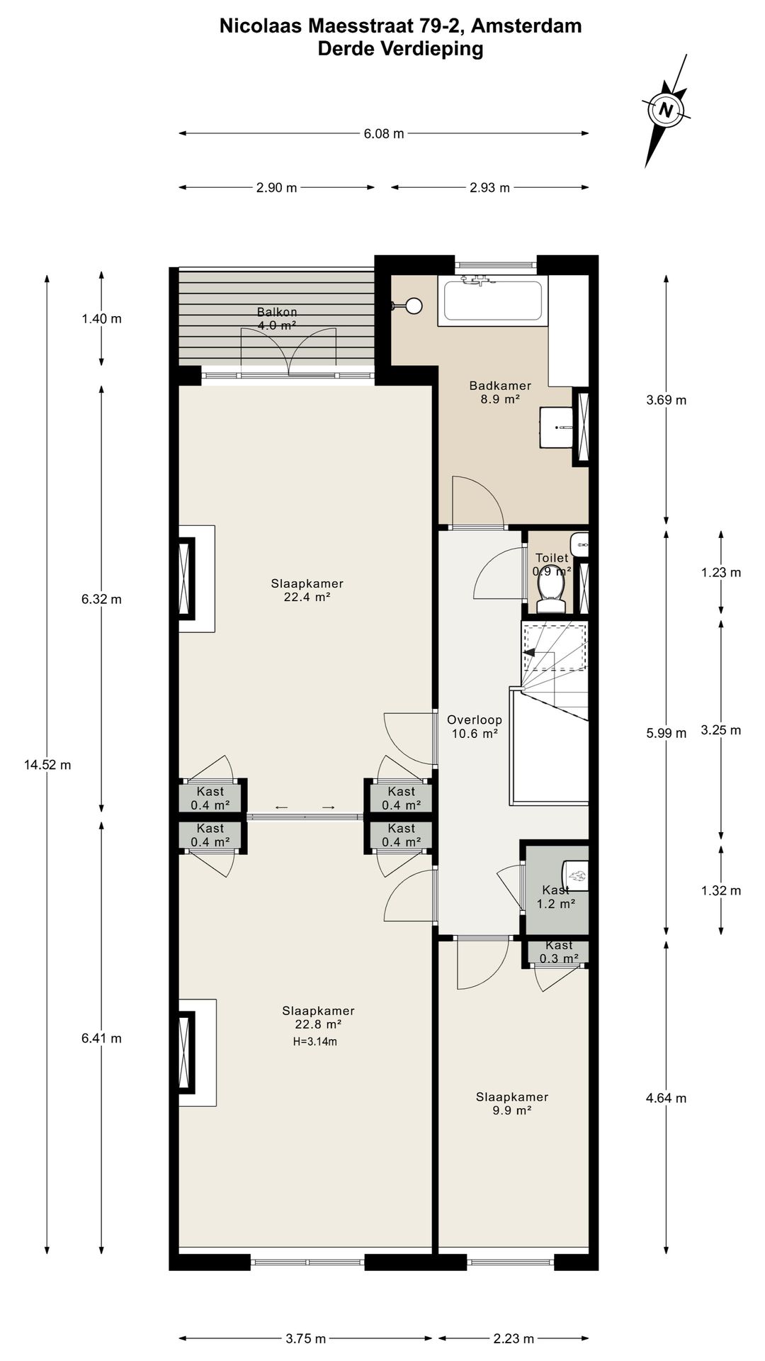 Foto 38 van Nicolaas Maesstraat 79-2