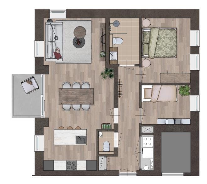 Foto 4 van Appartementen Gruttershof (Bouwnr. 1)