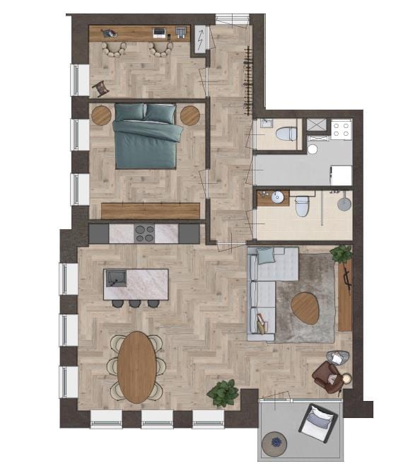 Foto 4 van Appartementen Gruttershof (Bouwnr. 2)