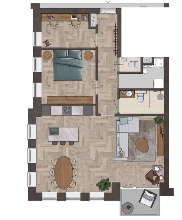 Foto 4 van Appartementen Gruttershof (Bouwnr. 4)