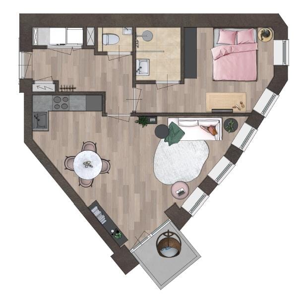 Photo 4 of Appartementen Gruttershof (Bouwnr. 18)