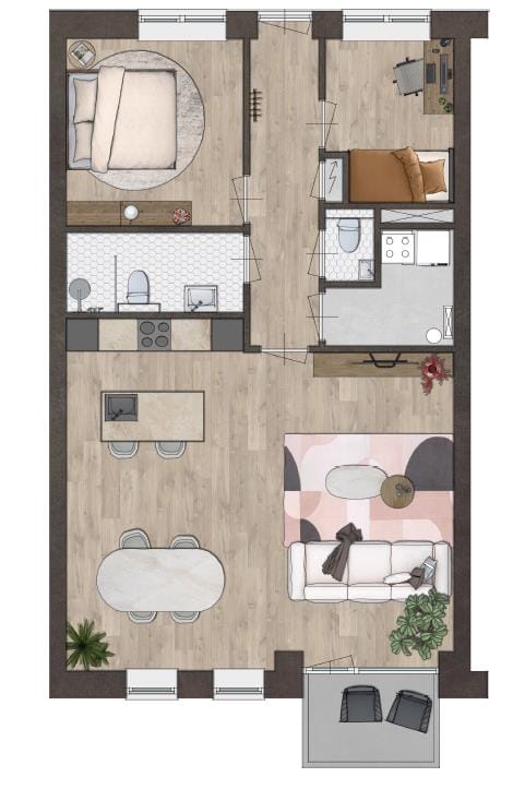 Photo 4 of Appartementen Gruttershof (Bouwnr. 13)