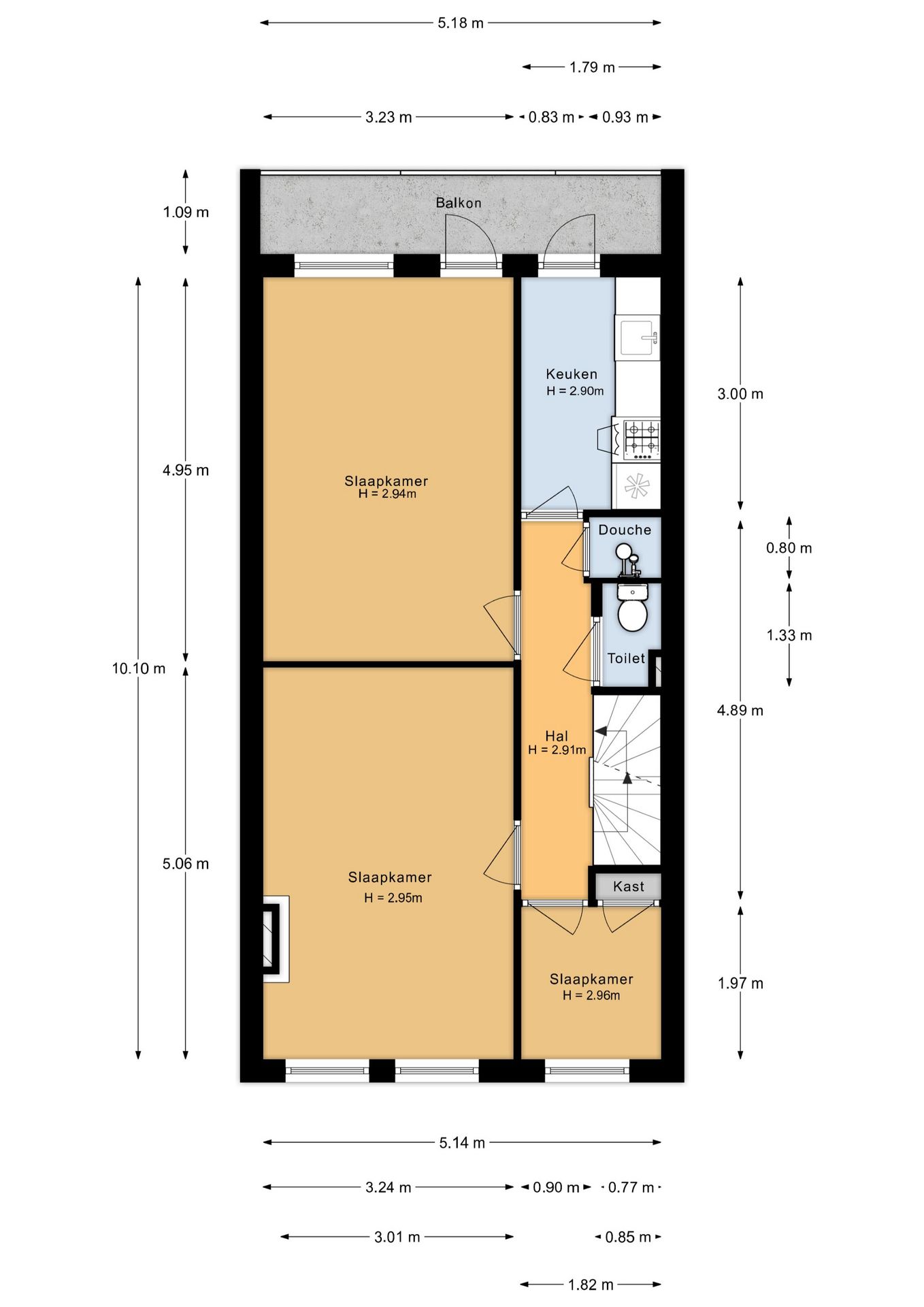 Foto 35 van Johannes Camphuysstraat 58-BS