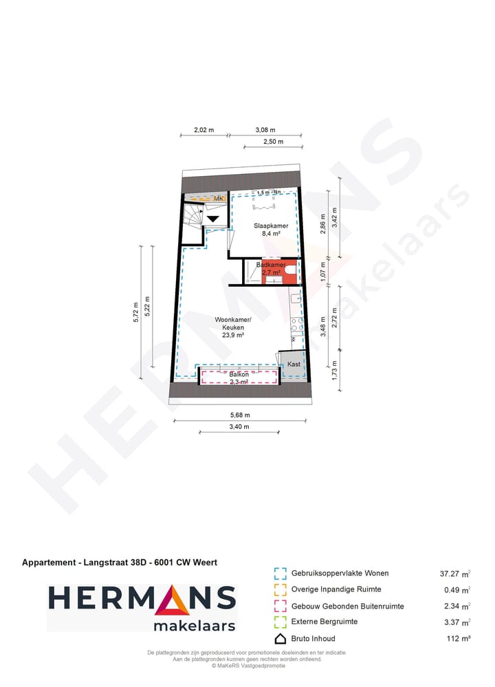 Foto 28 van Langstraat 38-D