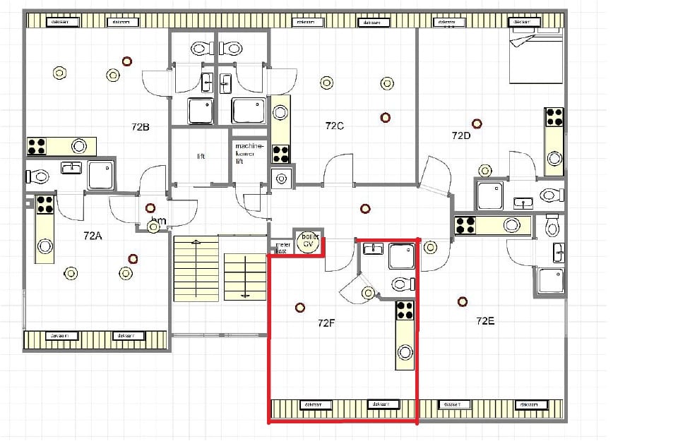 Foto 12 van Lambertus Hortensiuslaan 72-F