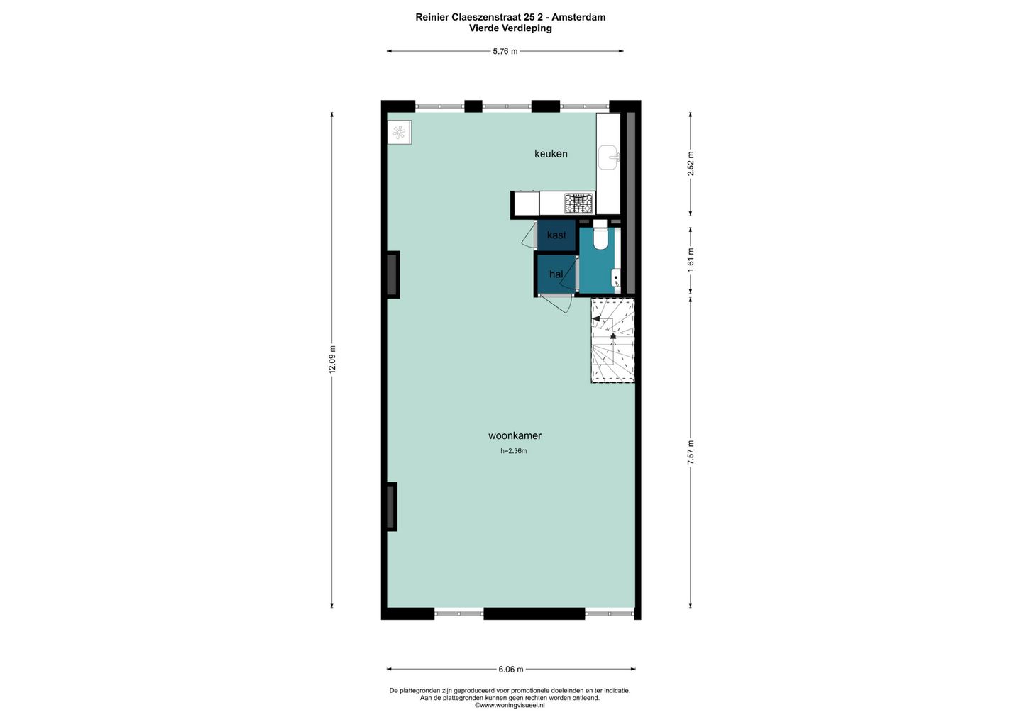 Foto 49 van Reinier Claeszenstraat 25-3