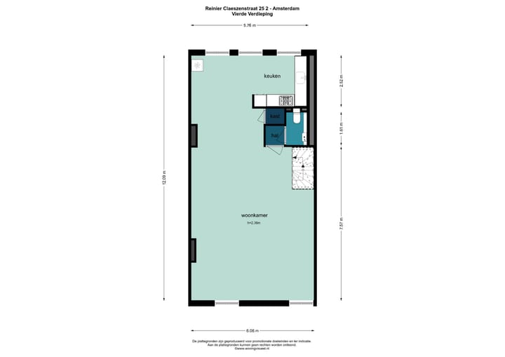 Foto 49 van Reinier Claeszenstraat 25-3