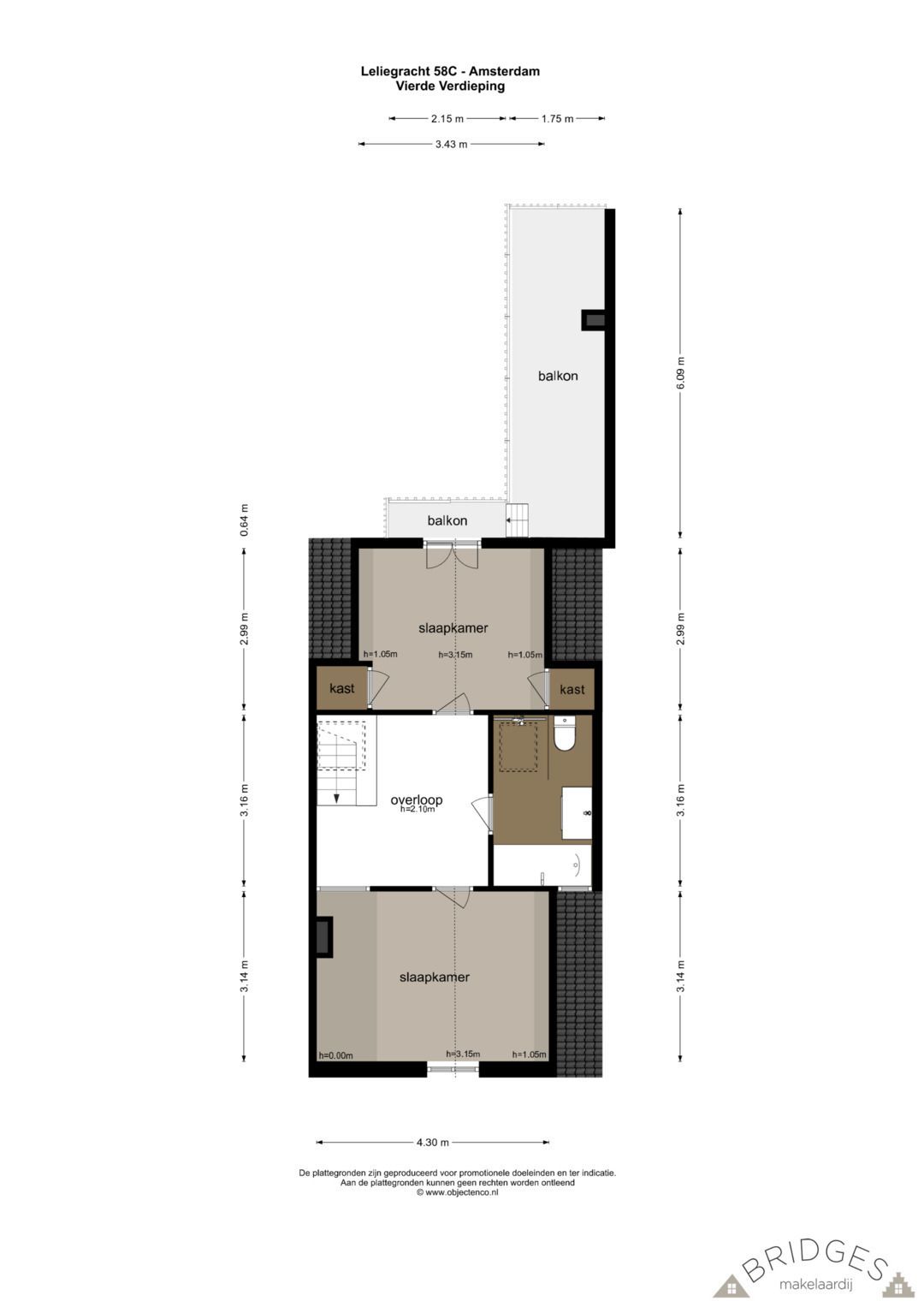 Foto 38 van Leliegracht 58-D