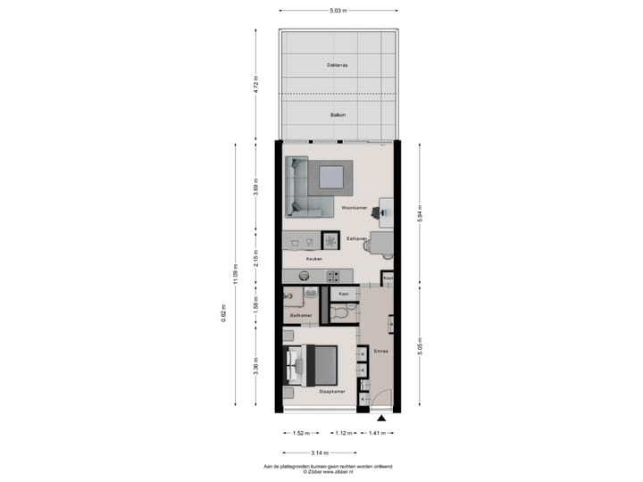 Foto 24 van Kard. de Jongstraat 3-C