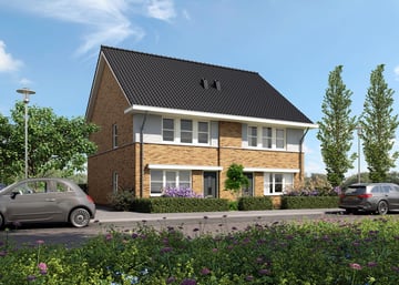 Foto van Twee-onder-een-kapwoning 2-onder-1-kapwoning