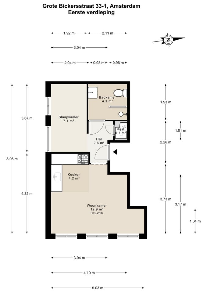 Foto 17 van Grote Bickersstraat 33-1