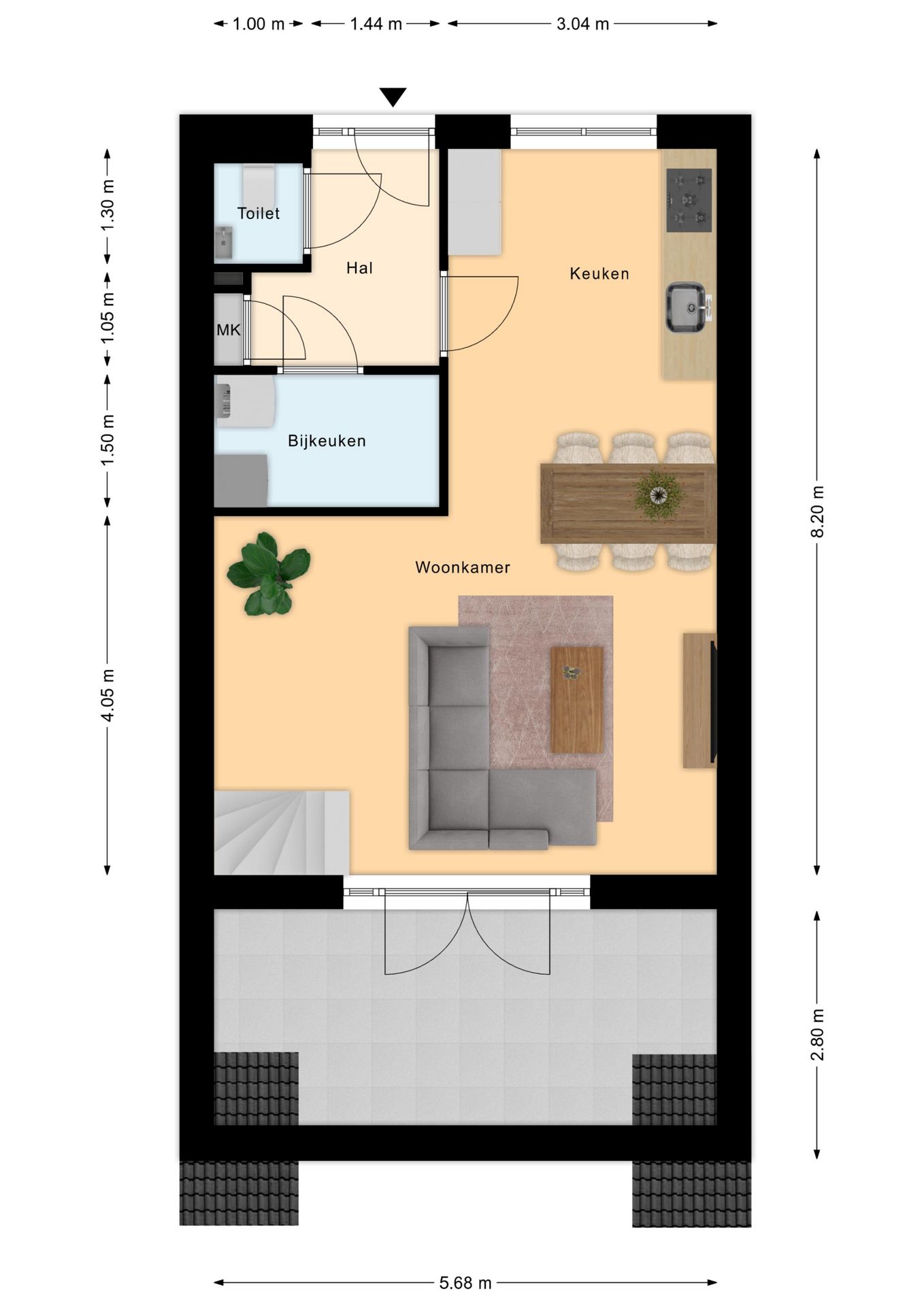 Foto 9 van Hobergenstraat 11-D