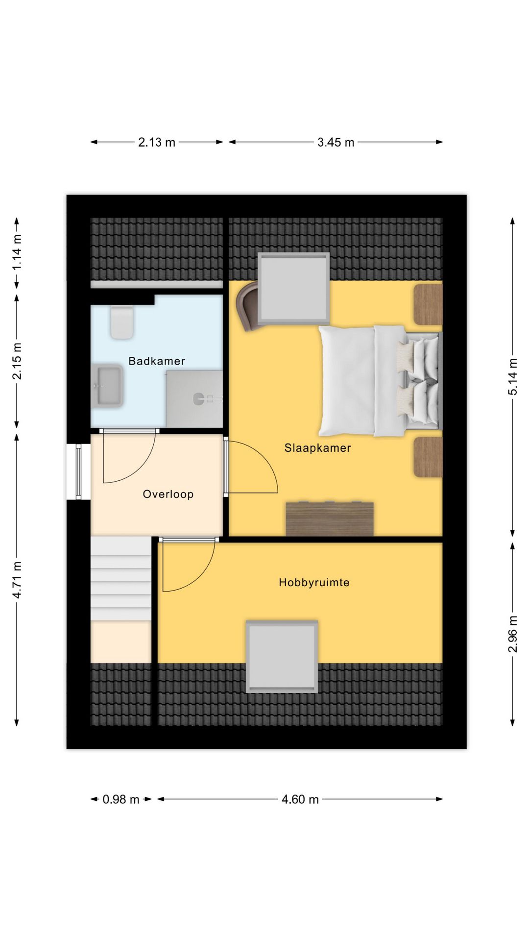 Foto 10 van Hobergenstraat 11-D