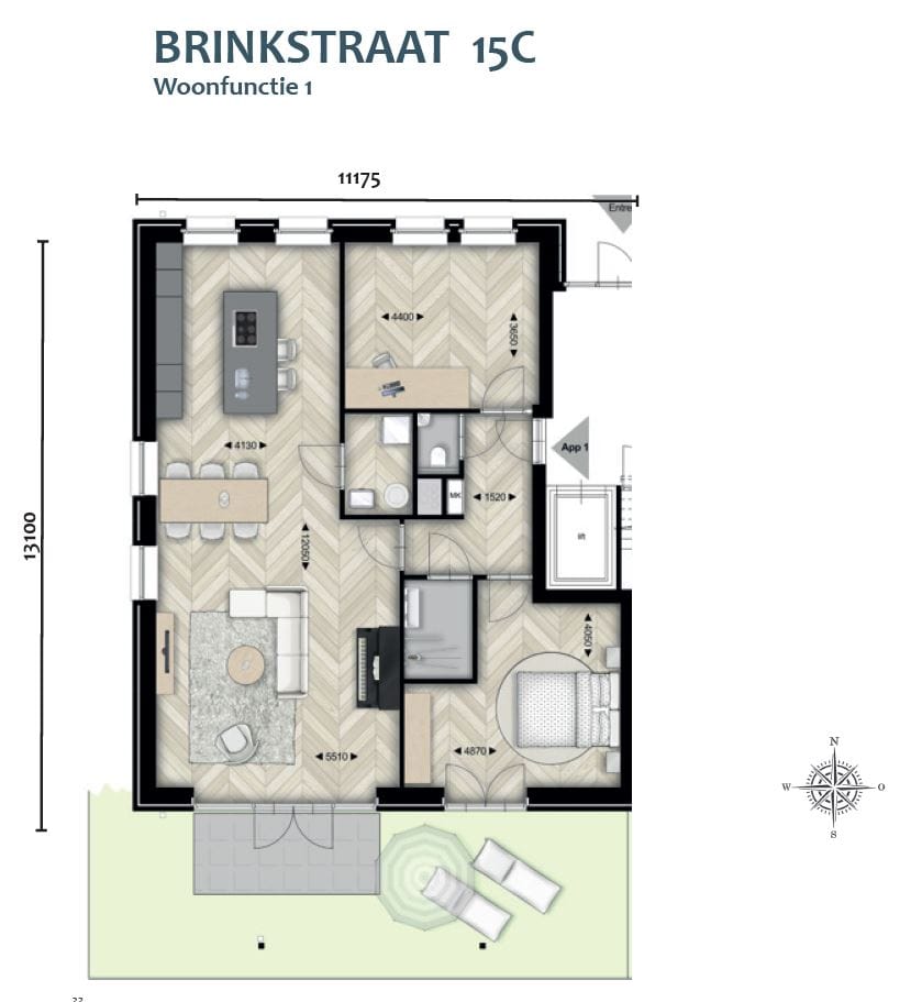 Foto 5 van Brinkstraat 15-C (Bouwnr. 1)