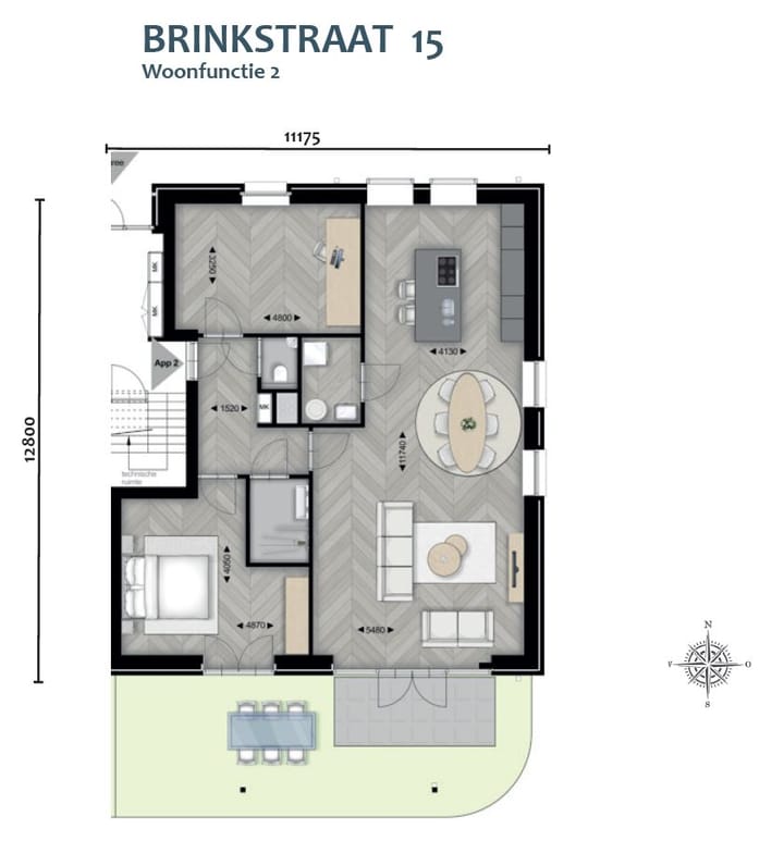Photo 5 of Brinkstraat 15 | Begane grond (Bouwnr. 2)