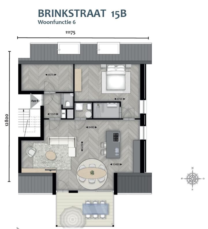 Photo 5 of Brinkstraat 15-B (Bouwnr. 6)