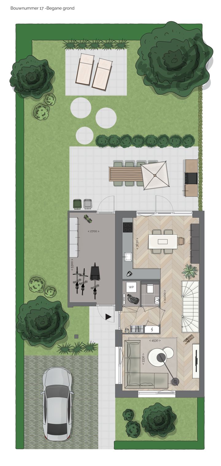 Foto 5 van Twee- onder- één - kapwoning " de Keuterij" (Bouwnr. 54)