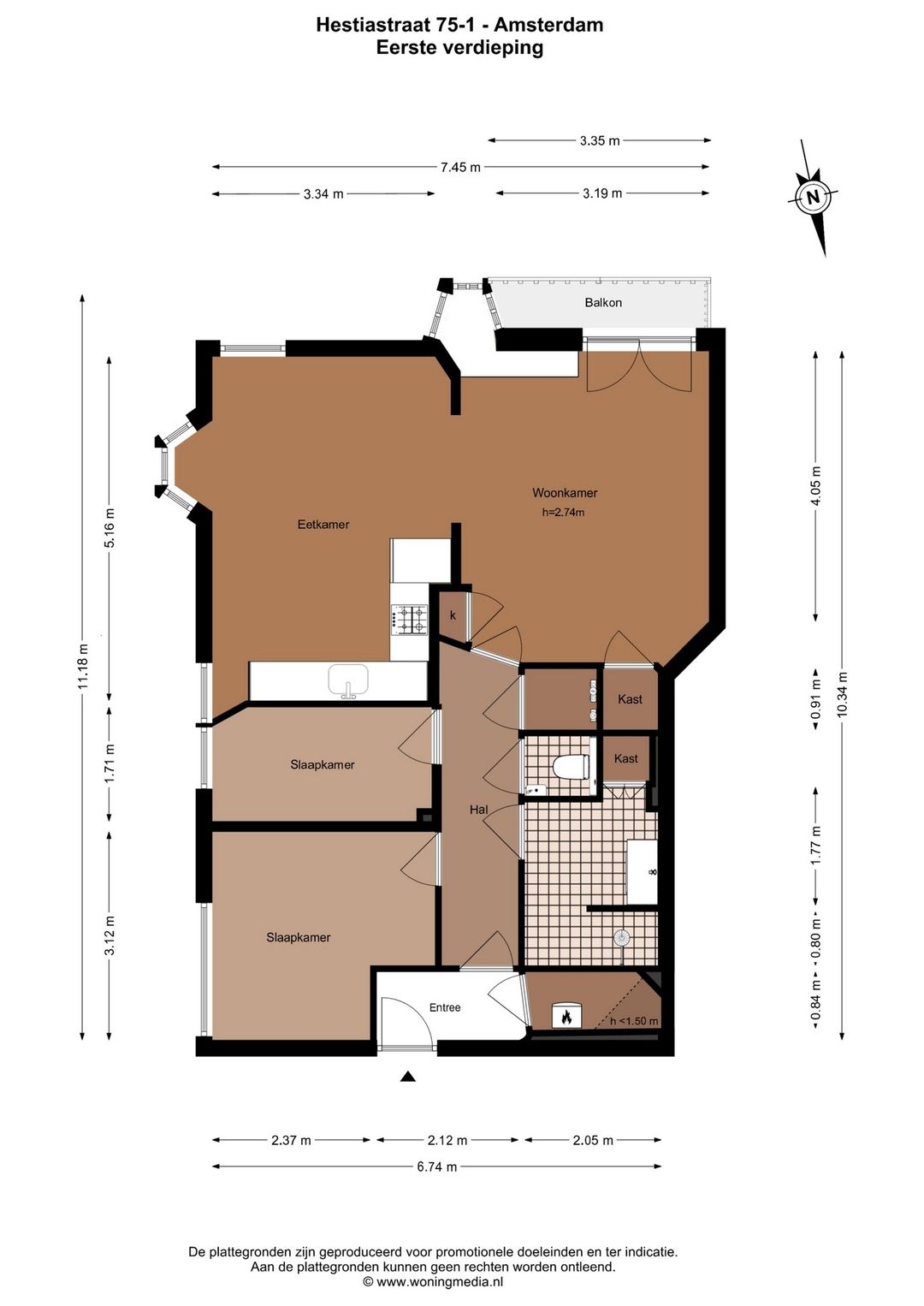 Foto 31 van Hestiastraat 75-1