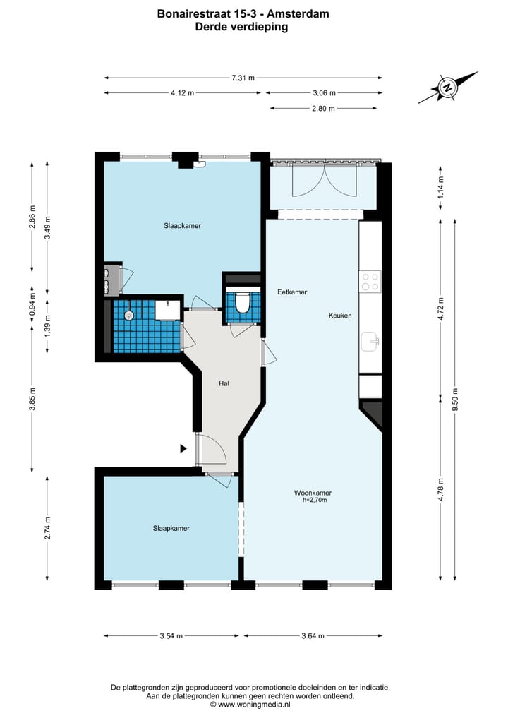 Foto 21 van Bonairestraat 15-3