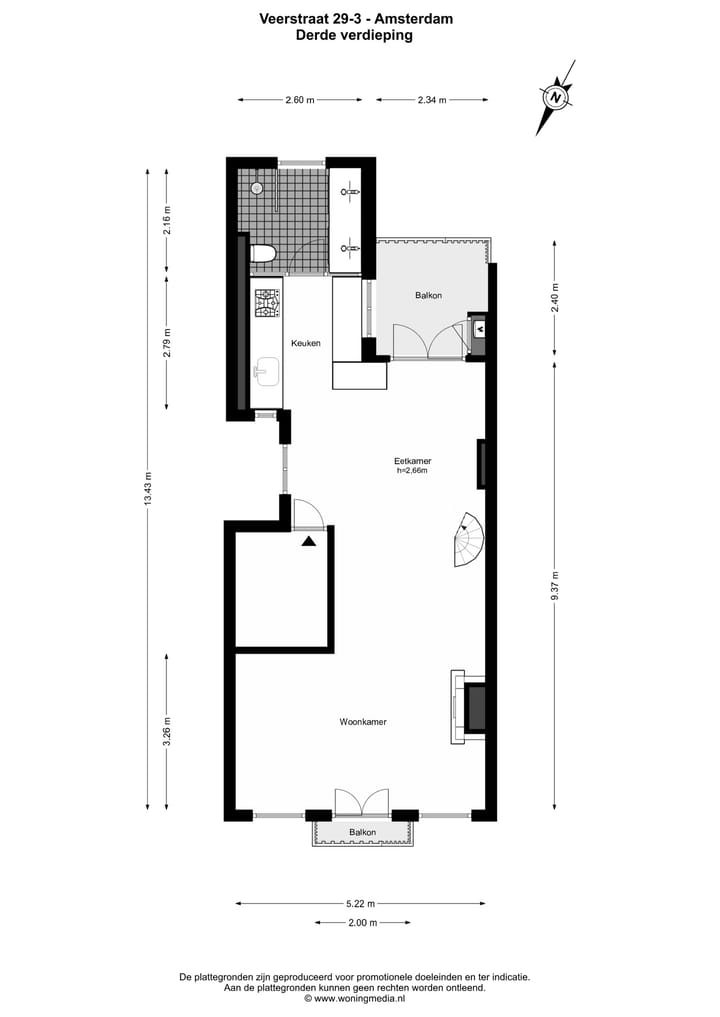 Foto 25 van Veerstraat 29-3